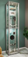 Standvitrine "Kavisa XL" Silber