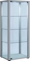 Standvitrine "Kavisa M" Silber