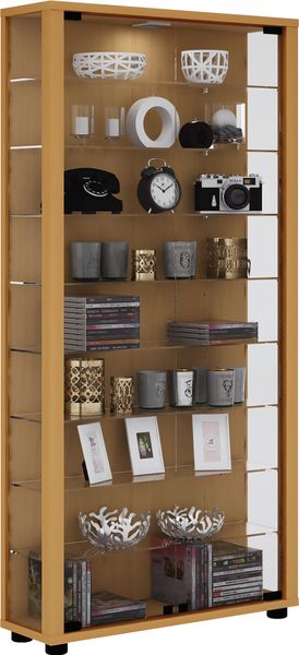 Standvitrine "Lumo Maxi" Buche
