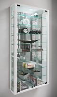 Wandvitrine "Vitrosa Maxi" mit Spiegel Weiß