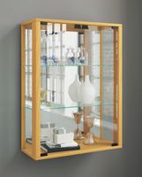 Wandvitrine "Udina" mit Spiegel Buche