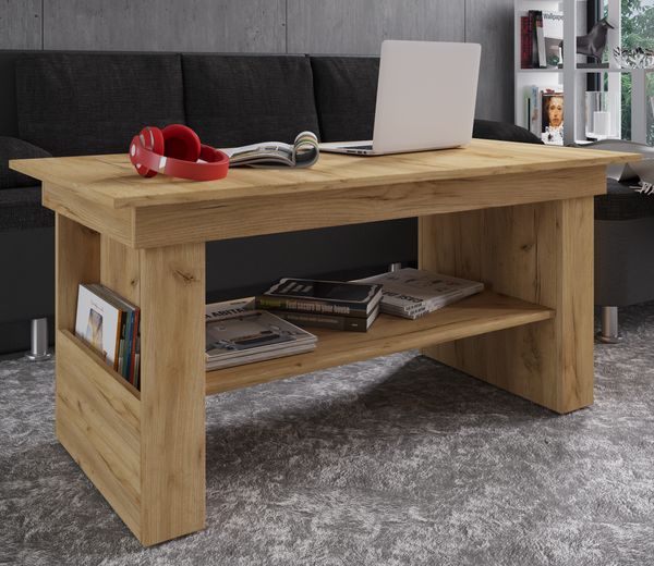 Couchtisch "Kobila" Honig-Eiche