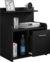 Nachttisch "Nilasa" Schwarz