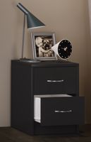 Nachttisch "Boxal Mini" Schwarz