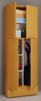 Putzschrank "Lona XXL" Drehtüren | Mit Schublade Buche