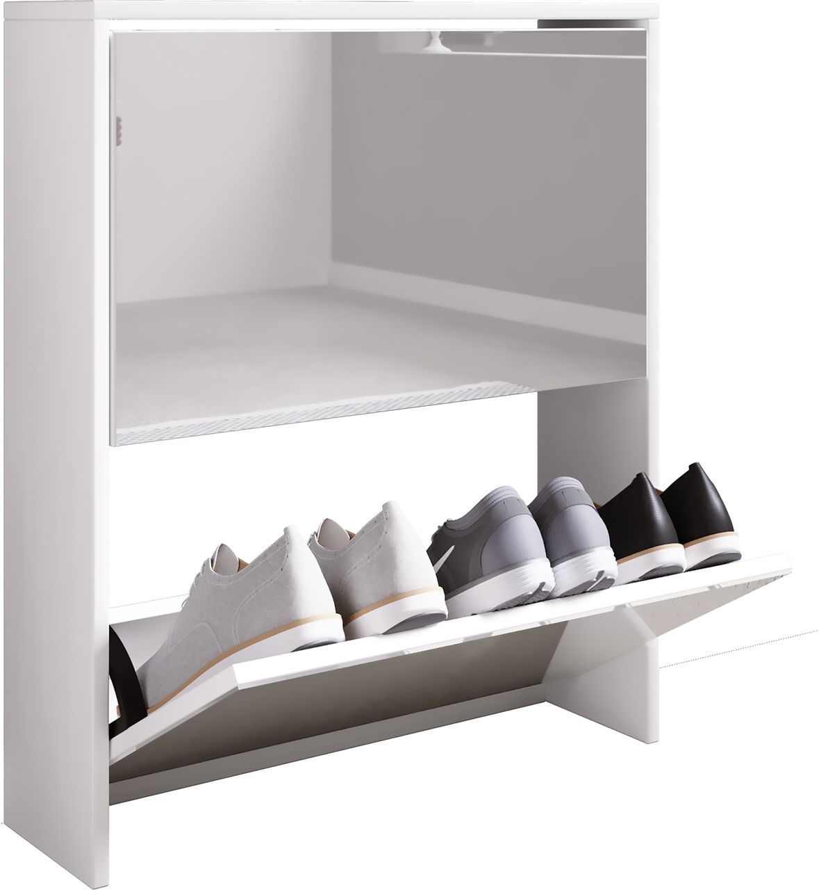 Schuhschrank Stido L Weiß