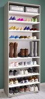 Schuhregal "Lona XXL" 9-Fach Grau