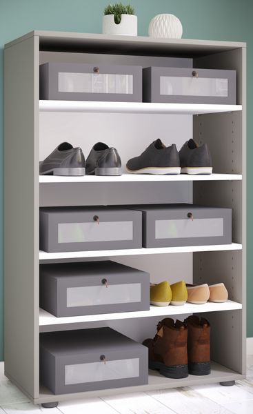 Schuhregal "Lona XL 5-Fach" Grau