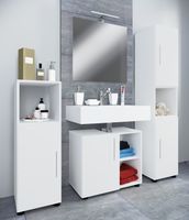 4-tlg. Badmöbelset "Flandu III" Weiß