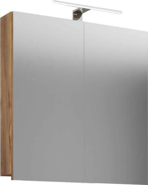 LED Spiegelschrank "Badinos" 60cm Honig-Eiche