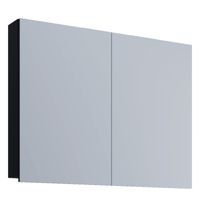 Spiegelschrank "Badinos" 60cm Schwarz