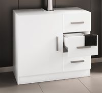 Waschbeckenunterschrank Zalo XL mit 3 Schubladen Weiß