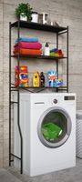 Waschmaschinenschrank "Tubas" Schwarz