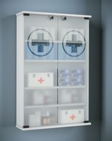 Wand-Medizinschrank "Janula" Weiß