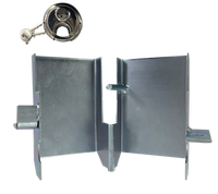 Kastensicherung klappbar mit Diskusschloss