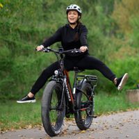 E-Bike Robin Frau 26 Zoll Fat-Reifen Elektrofahrrad 7 Gang Shimano Acera Kettenschaltung 250W Heckmotor