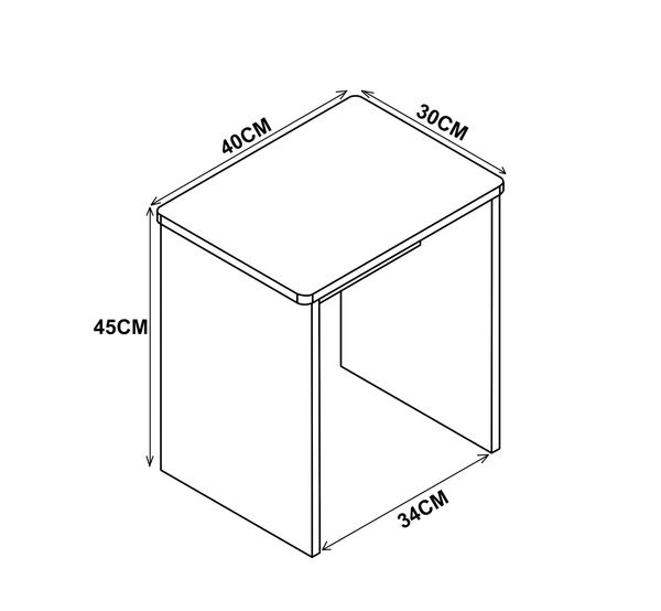 Hocker "Esal" Sonoma-Eiche