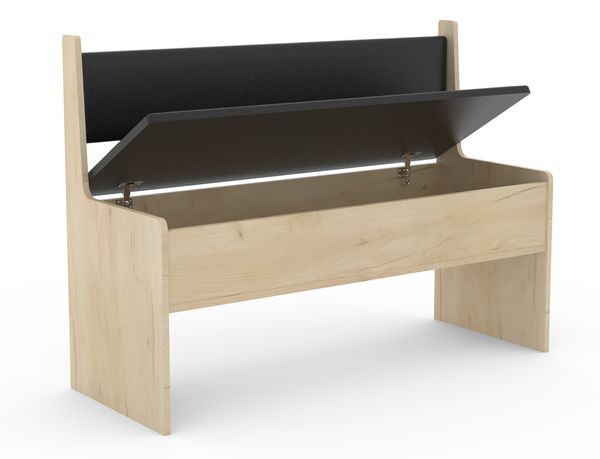 Eckbank "Esal 110" Anthrazit/Honig-Eiche