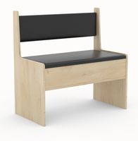 Eckbank "Esal 80" Anthrazit/Honig-Eiche