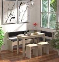 Eckbankgruppe Sitzgruppe Küchensitzgruppe "Esal Maxi" Sonoma-Eiche