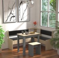 Eckbankgruppe Sitzgruppe Küchensitzgruppe "Esal Mini" Honig-Eiche