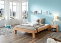 Futonbett Manuela, ohne Kopfteil, 180x200 Buche massiv geölt