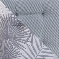 Wendeoptik-Hochlehner-Auflage - Jungle/Grau