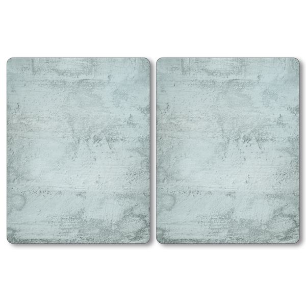 XL Herdabdeckplatte, 2er Pack, Beton