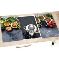Multi-Glasschneideplatte, 2er Pack, Motiv: Healthy Kitchen