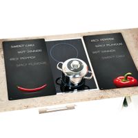 Multi-Glasschneideplatte, 2er Pack, Motiv: Chili