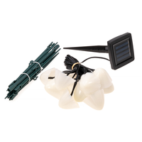 LED-Solar-Lichterkette "Pilze" - 10er-Set, Warmweiß