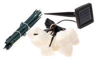 LED-Solar-Lichterkette "Pilze" - 10er-Set, RGB