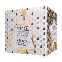 Adventskalender WINTER MAGIC in würfelförmiger Box