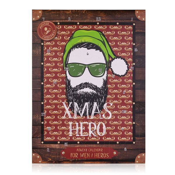 Adventskalender HIPSTER STYLE in rechteckiger Box
