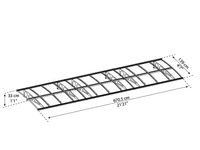 Palram Vordach BORDEAUX 6690 Weiß