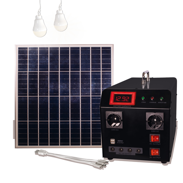 Solarpanel 60W mit Powerpack 300W