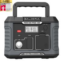 Power Set PS500-120: Solar-Generator, Kraftwerk, Tragbare Powerstation 400Wh + Solarpanel 120W