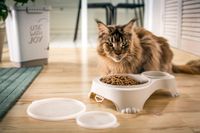 Rotho MyPet Sally Doppel Futternapf 1l + 0.28l mit Deckel, sand