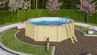 Massivholzpool Modell 2 A