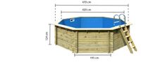 Massivholzpool 2 A kesseldruckimprägniert