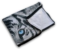 Flanell Wohndecke Tiger