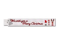 Zollstock mit Weihnachtsmotiv / Geschenk