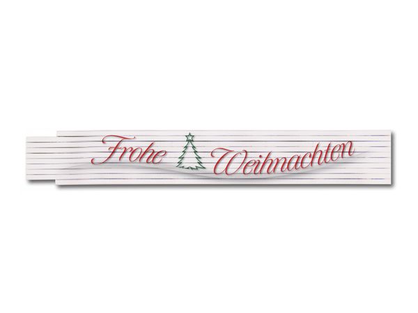 Zollstock mit Weihnachtsmotiv / Geschenk
