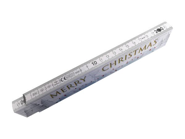 Zollstock mit Weihnachtsmotiv / Geschenk