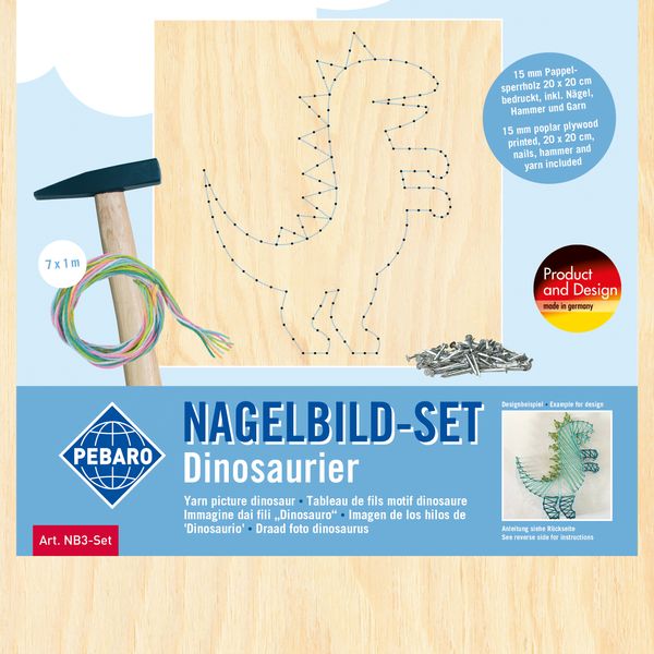 Nagelbild-Set Dinosaurier