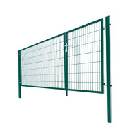 Doppelflügel Gartentor ADITUS grün 140 x 350 cm