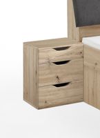 Nachtkonsole Maxi mit 3 Schubladen Eiche Artisan Dekor