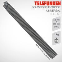 Erhältliches Zubehör Stabelektroden Schweisselektrode Stahl universal TSE 350 2,5