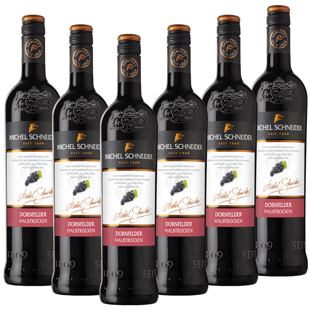 Michel Schneider Dornfelder Pfalz Qba Halbtrocken