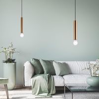 LechtenDirekt Pendelleuchte BRUNA, 1-flg.,1xE27/60Watt, Innenleuchte, IP20